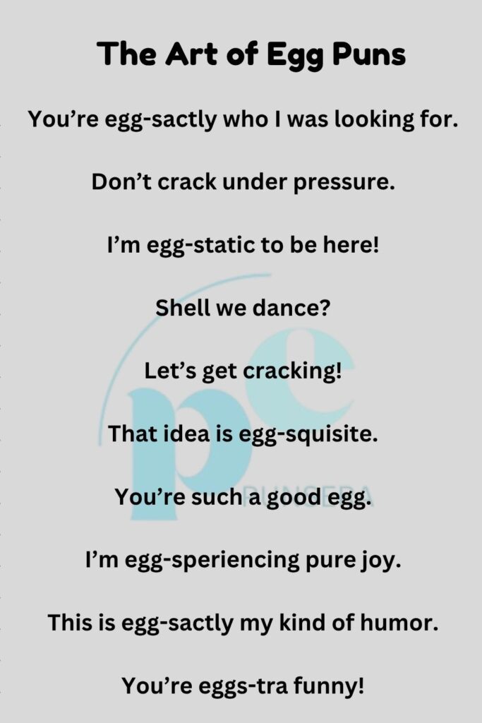 Art of Egg Puns