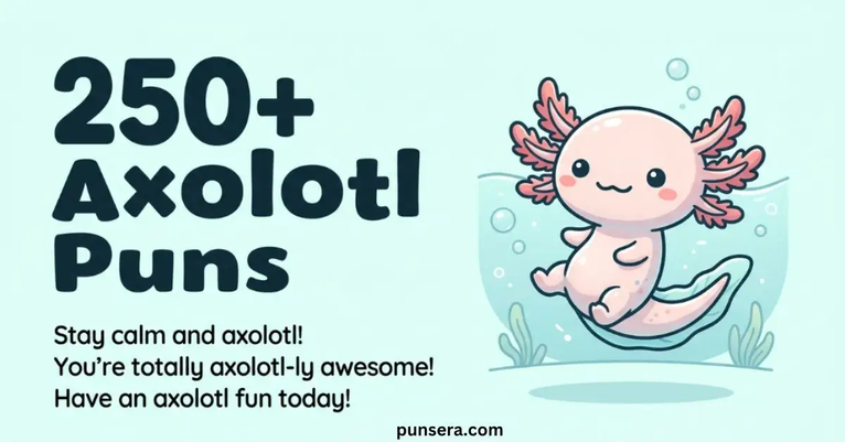 Axolotl Puns