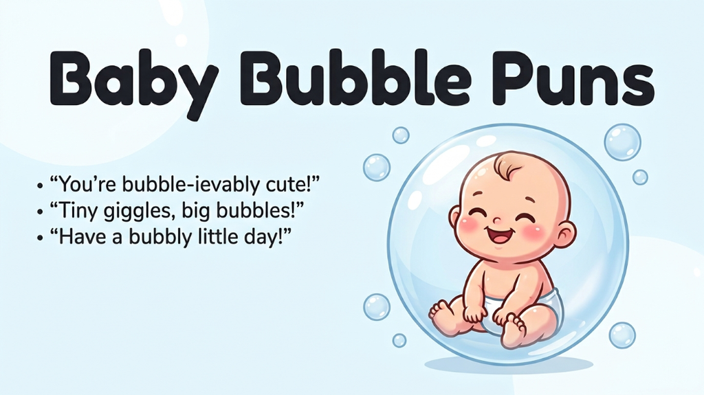 Baby Bubble Puns