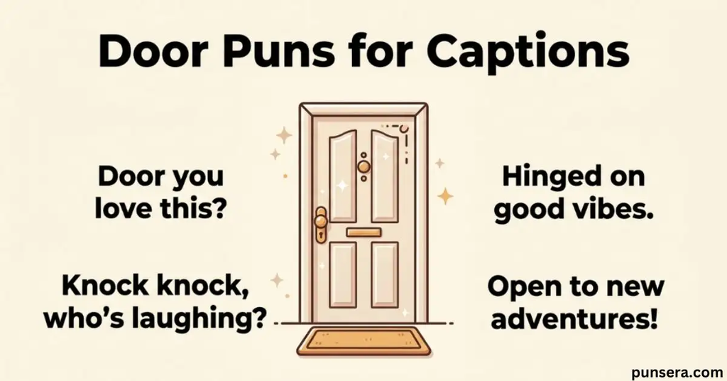 Door Puns for Captions