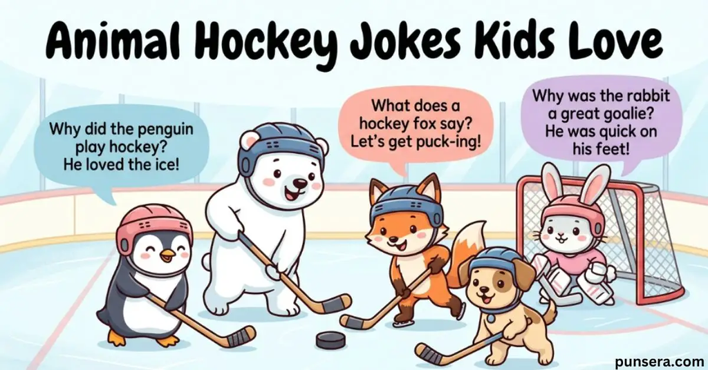 Animal Hockey Jokes Kids Love