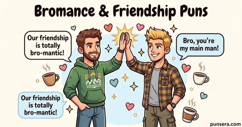 Bromance & Friendship Puns