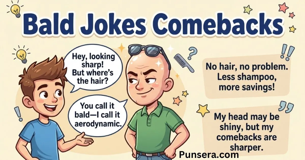Bald Jokes Comebacks