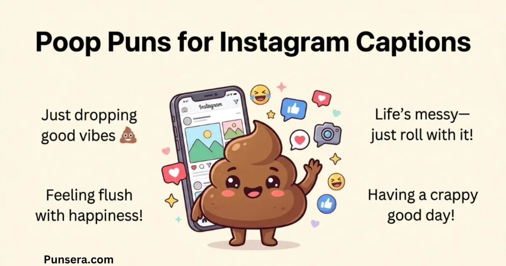 Poop Puns for Instagram Captions