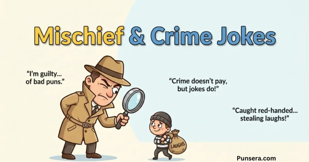 Mischief & Crime Jokes