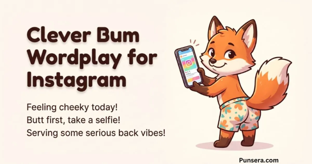 Clever Bum Wordplay