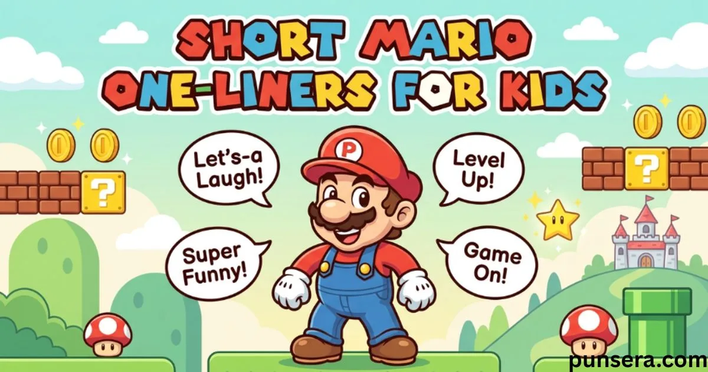 Short Mario One-Liners for Kids