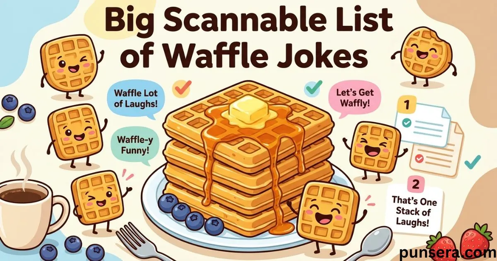 Big Scannable List of Waffle Jokes