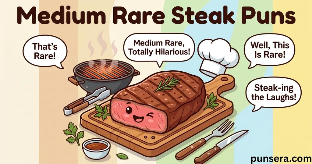 Medium Rare Steak Puns