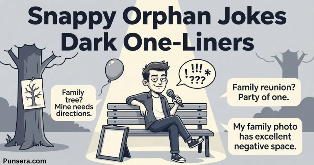 Snappy Orphan Jokes Dark One-Liners