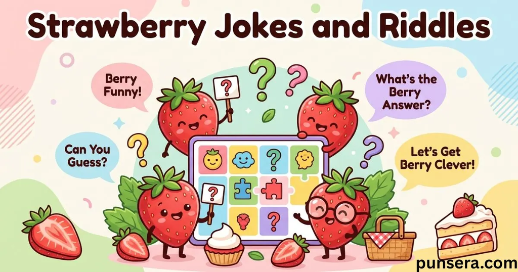 Strawberry jokes and riddles