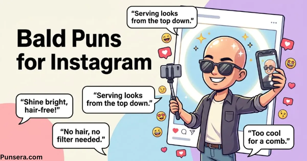 Bald Puns for Instagram