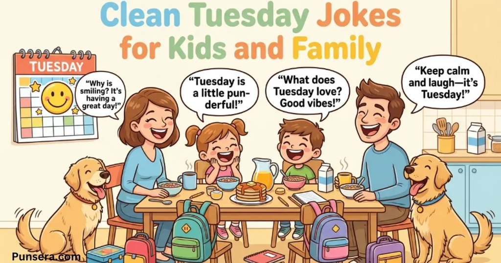 Clean Tuesday Jokes for Kids and Family