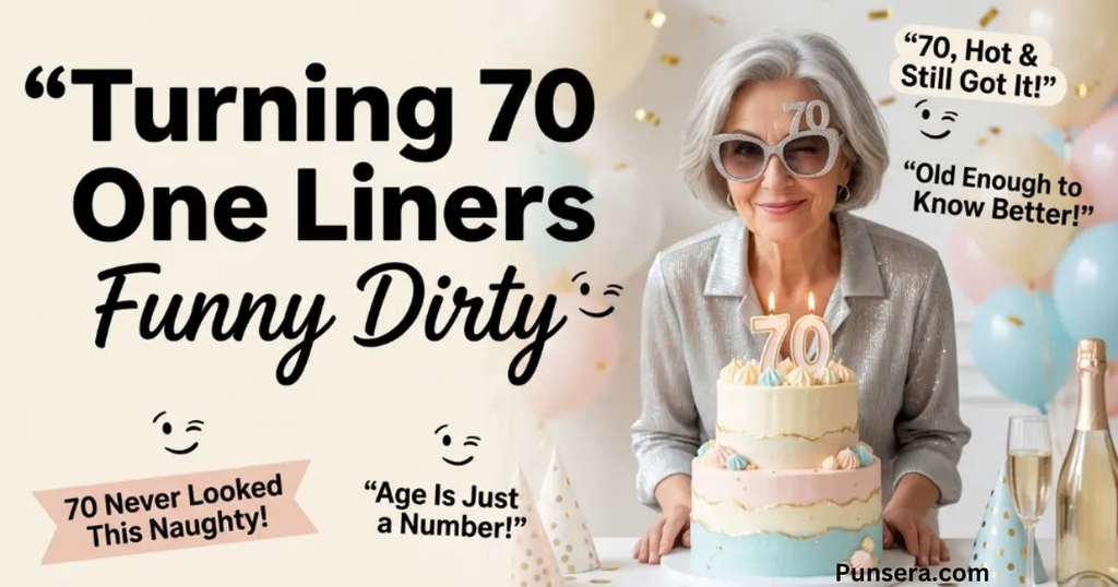 Turning 70 One Liners Funny Dirty