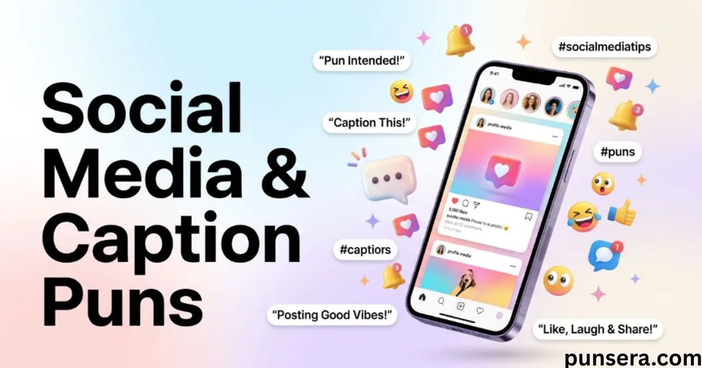 Social Media & Caption Puns
