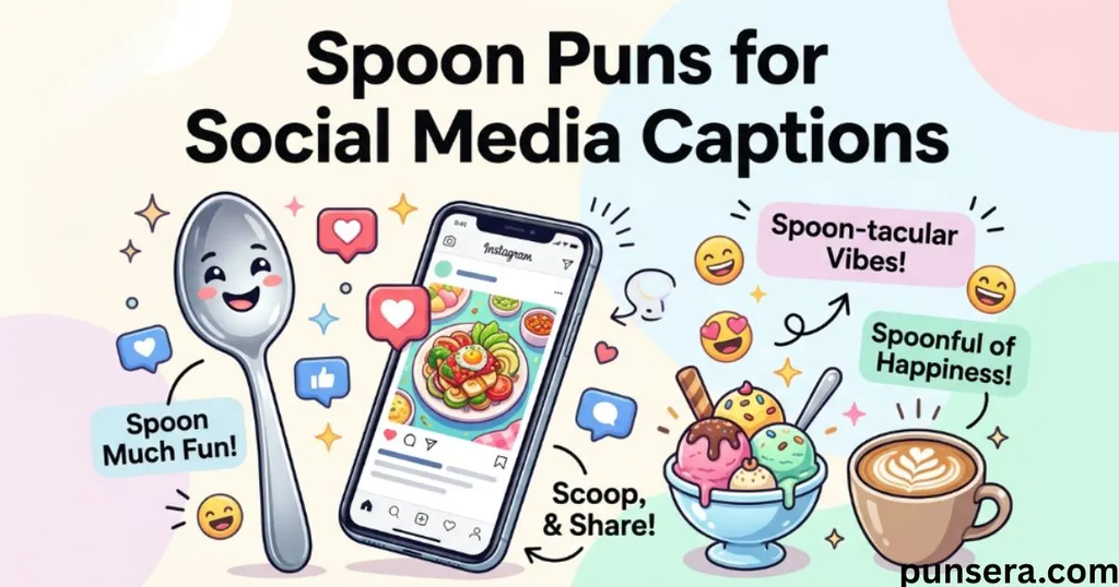 Spoon Puns for Social Media Captions