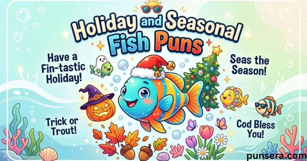 Holiday and Seasonal Fish Puns