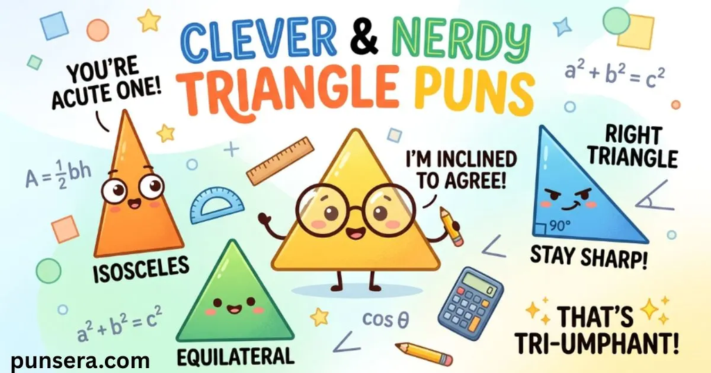 Clever & Nerdy Triangle Puns