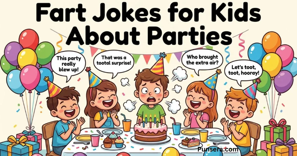 Fart Jokes for Kids About Parties