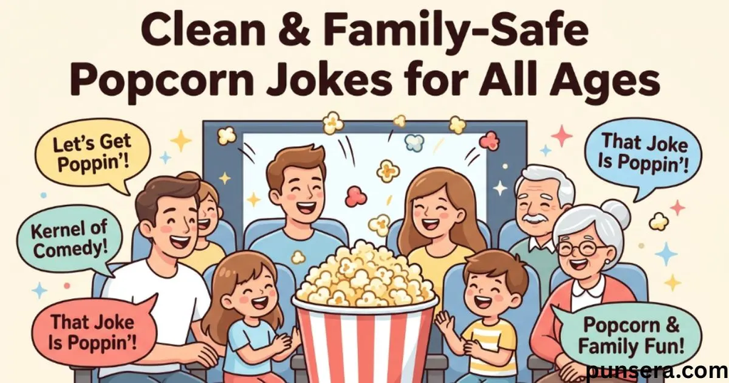 Clean & Family-Safe Popcorn Jokes for All Ages