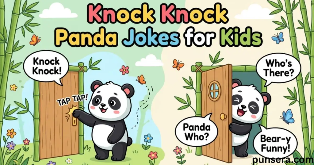 Knock Knock Panda Jokes for Kids