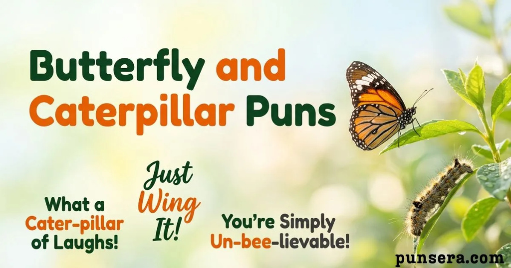 Butterfly and Caterpillar Puns